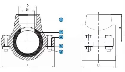 DI Saddle Clamp
